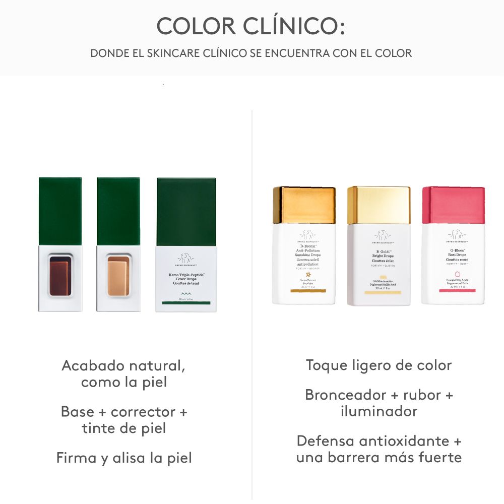 KAMO TRIPLE-PEPTIDE&trade; COVER DROPS (BASE DE MAQUILLAJE)